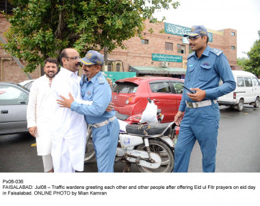 eid congregations itp ensures smooth flow of traffic eid congregations itp ensures smooth flow of traffic