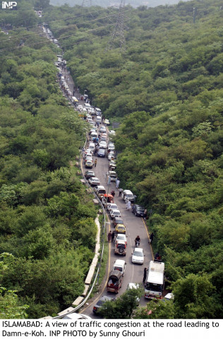 traffic jams caused by illegal parking were a feature at all tourist spots around the twin cities photo inp traffic jams caused by illegal parking were a feature at all tourist spots around the twin cities photo inp
