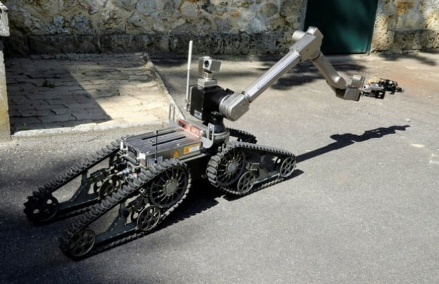 robot developers downplay the potential for the use of automated lethal force by the devices photo afp robot developers downplay the potential for the use of automated lethal force by the devices photo afp