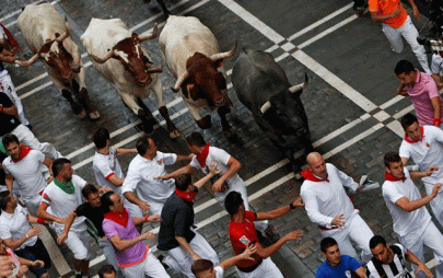two men gored on third day of pamplona bull run festival two men gored on third day of pamplona bull run festival