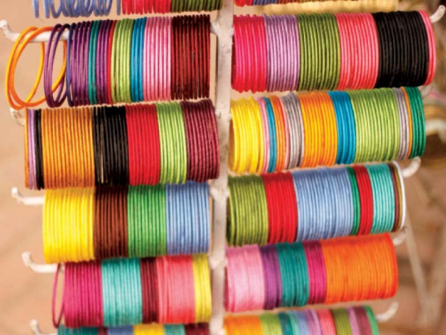 the many shades of bangles which are sold by street vendors in rawalpindi photos express