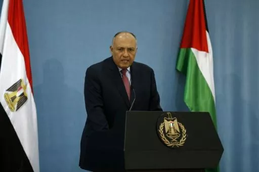 egypt foreign minister heads to israel for rare visit photo afp egypt foreign minister heads to israel for rare visit photo afp