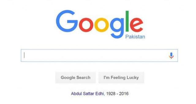 google highlights edhi 039 s name date of birth and death on homepage screen grab google highlights edhi 039 s name date of birth and death on homepage screen grab