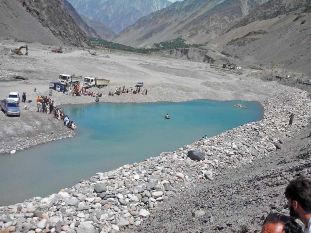 a lake in chitral where two people drowned photo express a lake in chitral where two people drowned photo express