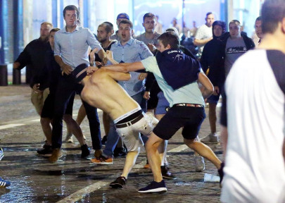 40 arrested in paris over euro 2016 violence
