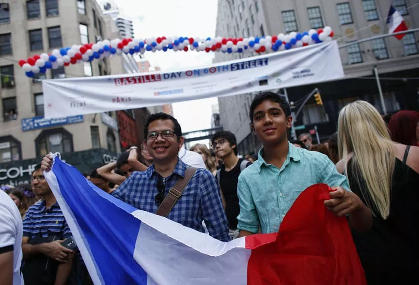 people attend the bastille day festival in new york on july 10 2016 for over 20 years bastille day on 60th street photo afp people attend the bastille day festival in new york on july 10 2016 for over 20 years bastille day on 60th street photo afp