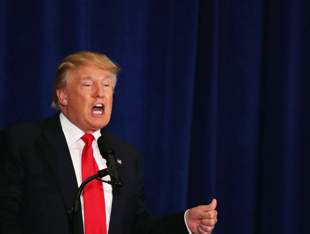 presumptive republican presidential candidate donald trump delivers a speech on veteran 039 s issues during a campaign stop july 11 2016 in virginia beach virginia photo afp presumptive republican presidential candidate donald trump delivers a speech on veteran 039 s issues during a campaign stop july 11 2016 in virginia beach virginia photo afp