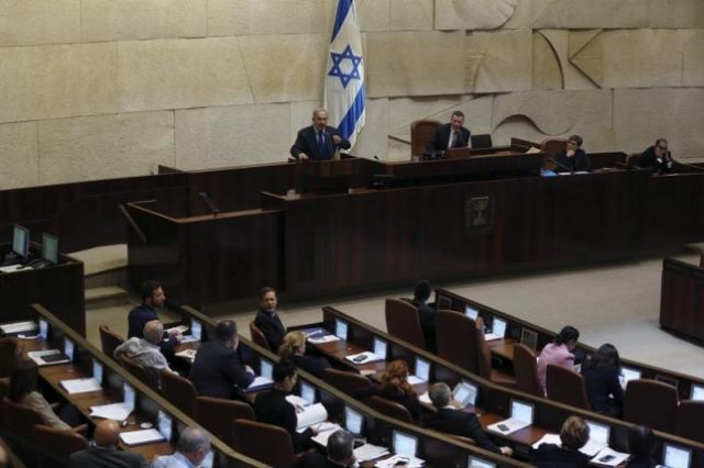 israel 039 s prime minister benjamin netanyahu delivers his speech during a session for a no confidence vote at the israeli parliament in jerusalem photo reuters