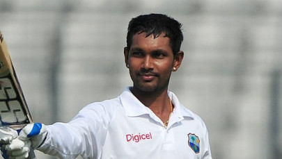 ramdin out of test squad against india ramdin out of test squad against india