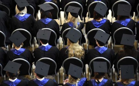 students attend their graduation ceremony at the hamburg school of business administration hsba in hamburg october 1 2014 photo reuters