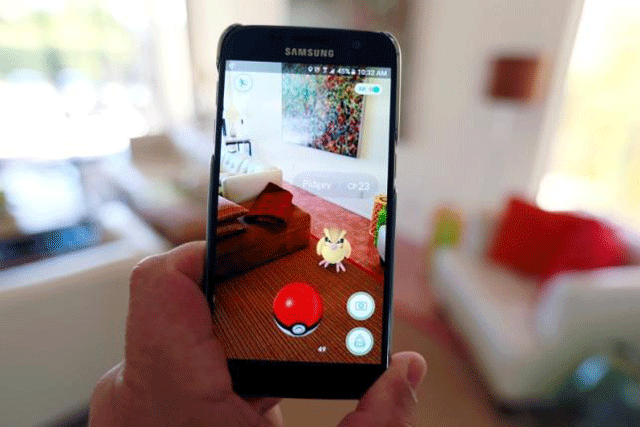 the augmented reality mobile game 039 pokemon go 039 by nintendo is shown on a smartphone screen in this photo illustration taken in palm springs california u s july 11 2016 photo reuters