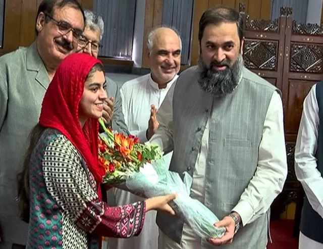 manaal amir of aps got 1032 marks in science group as announced by federal board of intermediate amp secondary education photo waseem nazir express manaal amir of aps got 1032 marks in science group as announced by federal board of intermediate amp secondary education photo waseem nazir express