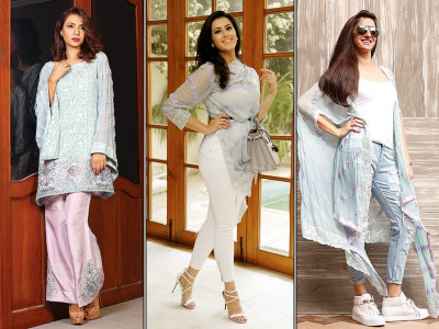 one piece three ways zainab chottani for lsm fabrics