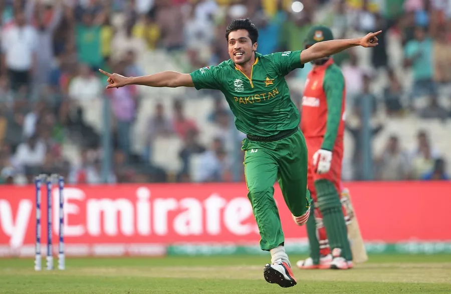 this picture was taken on march 16 2016 when pakistan 039 s mohammad amir celebrated after the dismissal of bangladesh 039 s soumya sarkar during the world t20 cricket tournament match between pakistan and bangladesh at the eden gardens cricket stadium in kolkata photo afp this picture was taken on march 16 2016 when pakistan 039 s mohammad amir celebrated after the dismissal of bangladesh 039 s soumya sarkar during the world t20 cricket tournament match between pakistan and bangladesh at the eden gardens cricket stadium in kolkata photo afp