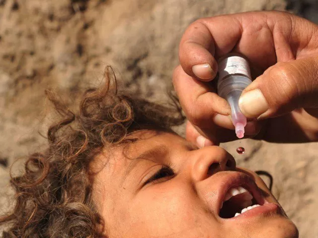 makhdoom basharat hussain hashmi said the polio campaign will start on july 25 and will conclude on july 27 training workshops for the staff have begun photo afp file