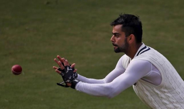 india 039 s captain virat kohli prepares to catch the ball during a practice session photo reuters