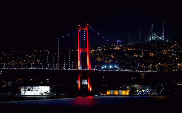 bosphorus bridge which links the city 039 s european and asian sides is pictured in istanbul turkey july 15 2016 photo reuters