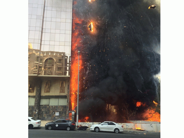 the fire had spread from palm trees facing a facade of the hotel photo twitter presstv the fire had spread from palm trees facing a facade of the hotel photo twitter presstv