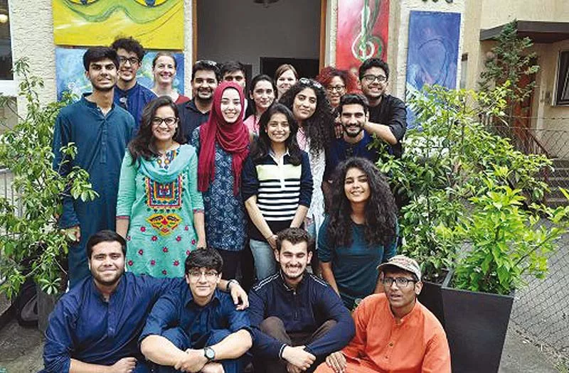 the students have been accommodated by german host families photo publicity