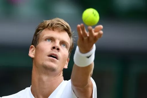 tomas berdych serves during the wimbledon championships on july 8 2016 photo afp tomas berdych serves during the wimbledon championships on july 8 2016 photo afp