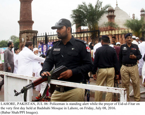 a police team was stationed at nadim masih s house on friday they said they were there to protect the house which is located in a muslim majority area photo ppi a police team was stationed at nadim masih s house on friday they said they were there to protect the house which is located in a muslim majority area photo ppi