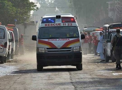 five perish in ambulance oil tanker collision