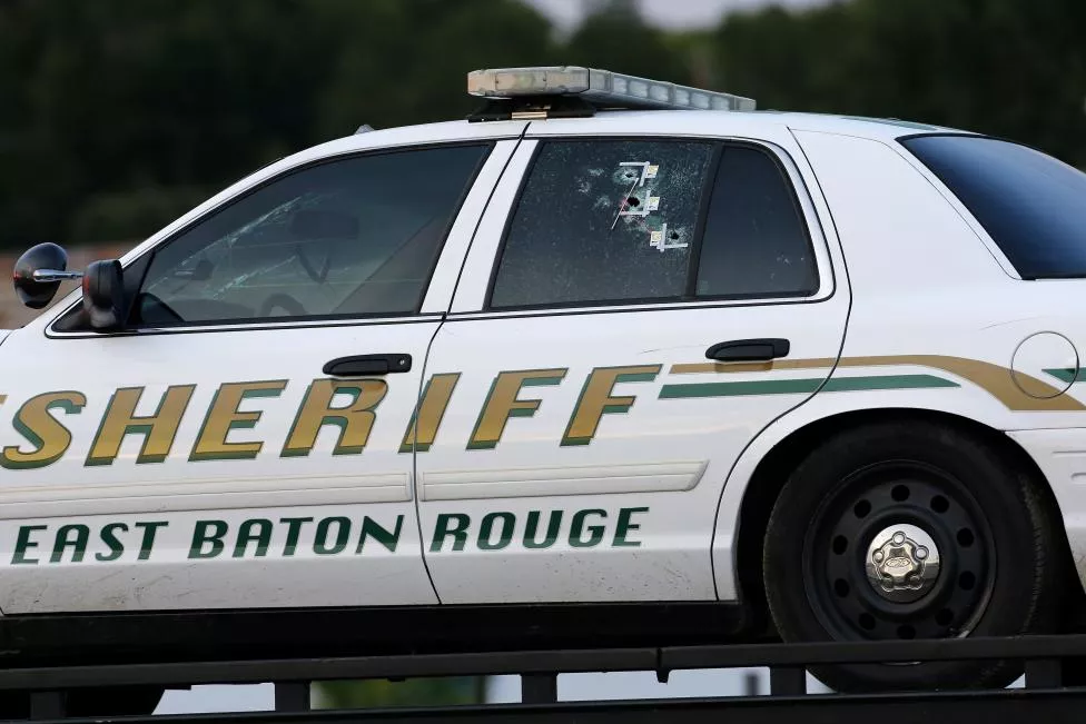 an east baton rouge sheriff vehicle is seen with bullet holes in its windows near the scene where police officers were shot in baton rouge photo reuters an east baton rouge sheriff vehicle is seen with bullet holes in its windows near the scene where police officers were shot in baton rouge photo reuters
