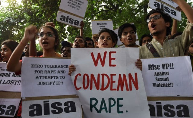 members of the dalit caste held small protests in rohtak on sunday to demand justice for the victim photo afp members of the dalit caste held small protests in rohtak on sunday to demand justice for the victim photo afp