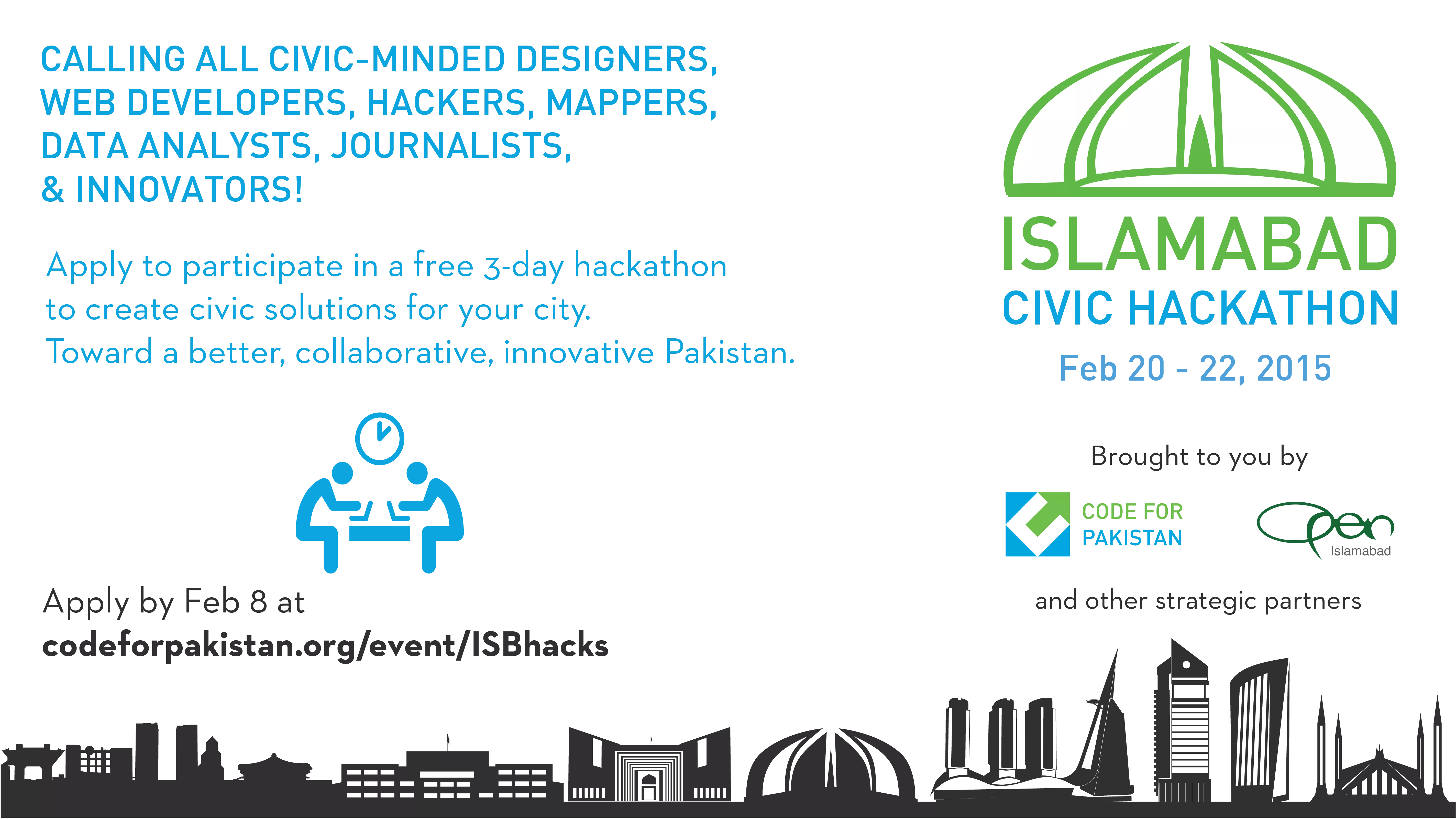javeria masood content director at c design thinking said that she is always encouraged by platforms that aim to improve existing services by facilitating interaction between different stakeholders photo http codeforpakistan org event isbhacks