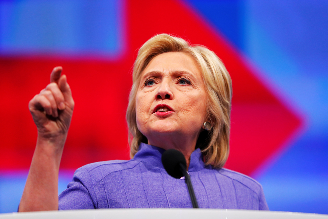 democratic presidential candidate hillary clinton speaks at the minneapolis convention center on july 18 2016 in minneapolis minnesota photo reuters