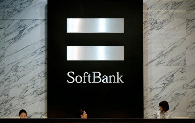 the logo of softbank group corp is seen at the company 039 s headquarters in tokyo photo reuters