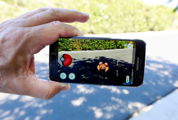 the augmented reality mobile game quot pokemon go quot by nintendo is shown on a smartphone screen in this photo illustration taken in palm springs california us july 11 2016 photo reuters