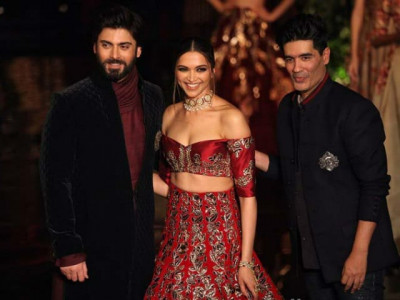 fawad deepika turn showstoppers for manish malhotra at icw fawad deepika turn showstoppers for manish malhotra at icw