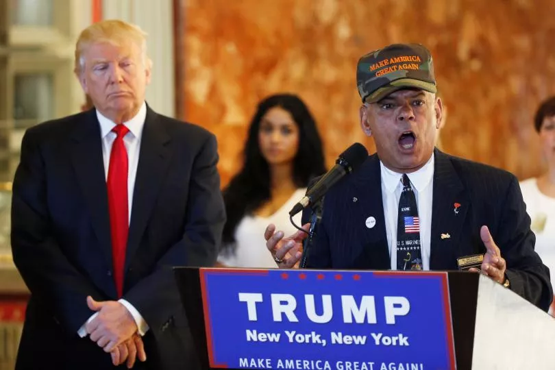 al baldasaro speaks to defend republican us presidential candidate donald trump at trump tower in new york city on may 31 2016 photo reuters al baldasaro speaks to defend republican us presidential candidate donald trump at trump tower in new york city on may 31 2016 photo reuters