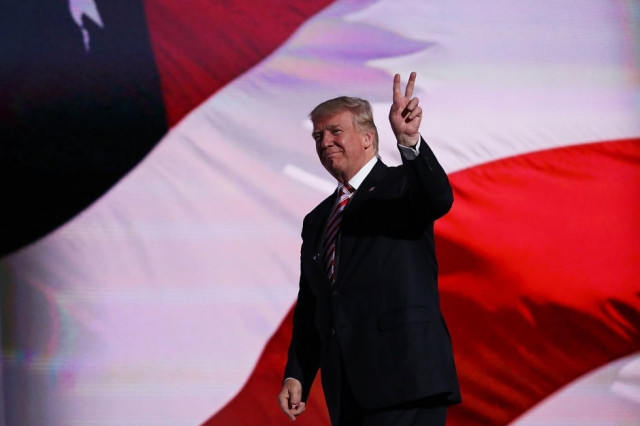 republican presidential candidate donald trump at the republican national convention in cleveland photo afp republican presidential candidate donald trump at the republican national convention in cleveland photo afp