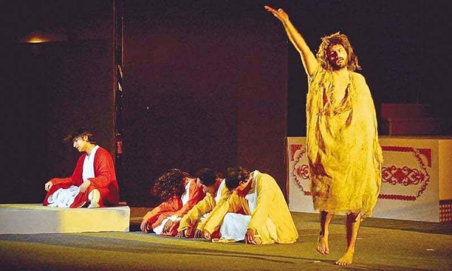 ajoka theatre has been often taking their plays to india in recent times photo file ajoka theatre has been often taking their plays to india in recent times photo file