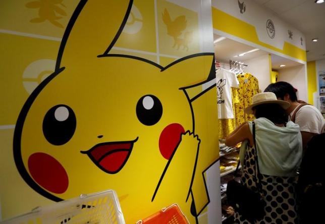 customers look at goods of pokemon at a shop in tokyo japan july 20 2016 photo reuters