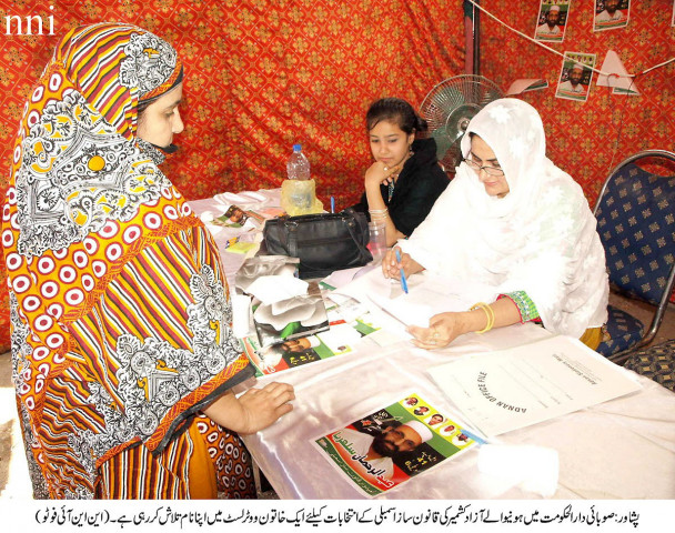 polling started at 8am and continued till 5pm according to unofficial results ji bagged 107 votes pti managed 91 and pakistan peoples party secured 54 votes around 350 kashmiri families were settled in swat district photo nni polling started at 8am and continued till 5pm according to unofficial results ji bagged 107 votes pti managed 91 and pakistan peoples party secured 54 votes around 350 kashmiri families were settled in swat district photo nni