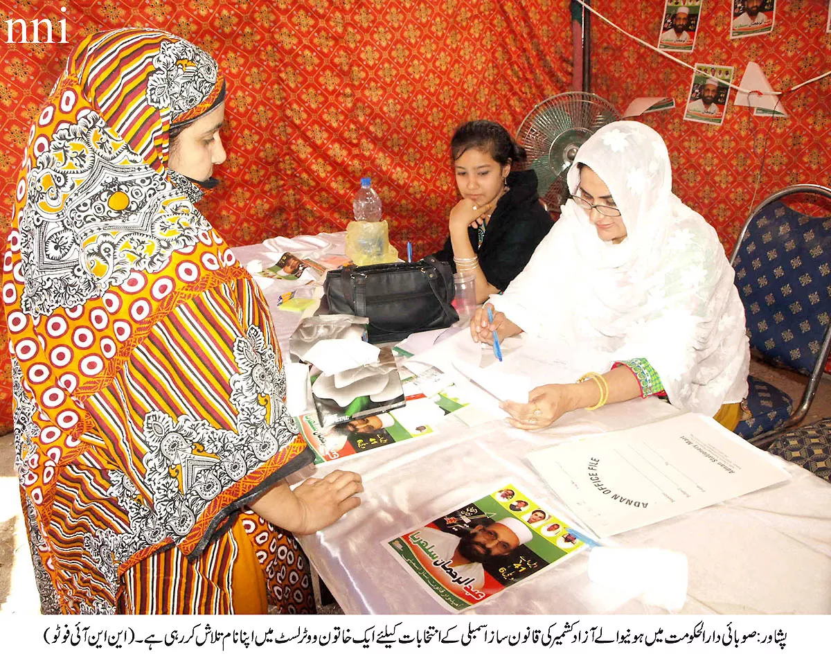 polling started at 8am and continued till 5pm according to unofficial results ji bagged 107 votes pti managed 91 and pakistan peoples party secured 54 votes around 350 kashmiri families were settled in swat district photo nni polling started at 8am and continued till 5pm according to unofficial results ji bagged 107 votes pti managed 91 and pakistan peoples party secured 54 votes around 350 kashmiri families were settled in swat district photo nni