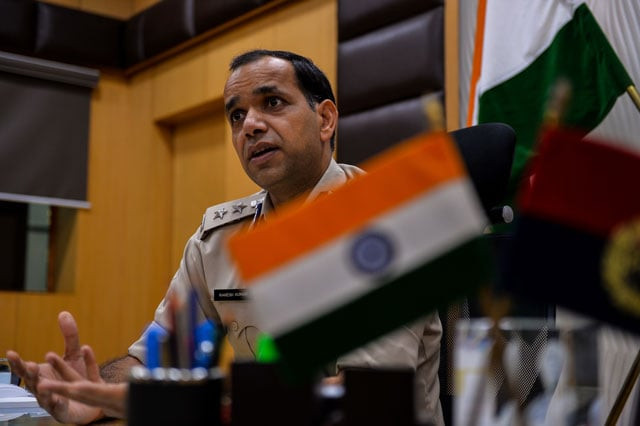 in this photograph taken on july 21 2016 rohtak police superintendent rakesh arya talks to afp in his office about the case of gang rape of a woman in the city of rohtak photo afp in this photograph taken on july 21 2016 rohtak police superintendent rakesh arya talks to afp in his office about the case of gang rape of a woman in the city of rohtak photo afp
