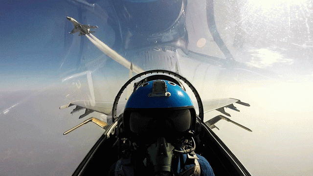 this photo shows two chinese jet fighters during a military drill in the south china sea near china 039 s hainan island photo afp