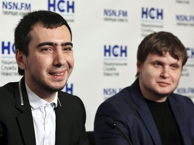the two comedians pretended to be ukrainian sports minister ihor zhdanov photo fiveshoutsout the two comedians pretended to be ukrainian sports minister ihor zhdanov photo fiveshoutsout
