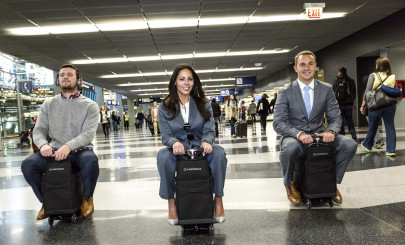 world s first rideable motorised luggage is now here world s first rideable motorised luggage is now here