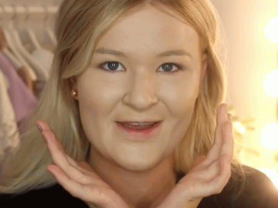 beauty vlogger applies 100 layers of foundation to her face