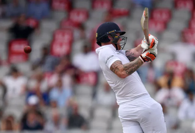 england 039 s ben stokes is given out after this attempt at a shot was reviewed as the ball having hit his glove on the way through to the wicketkeeper on the second day of the second test cricket match between england and pakistan at old trafford cricket ground in manchester england on july 23 2016 photo afp england 039 s ben stokes is given out after this attempt at a shot was reviewed as the ball having hit his glove on the way through to the wicketkeeper on the second day of the second test cricket match between england and pakistan at old trafford cricket ground in manchester england on july 23 2016 photo afp