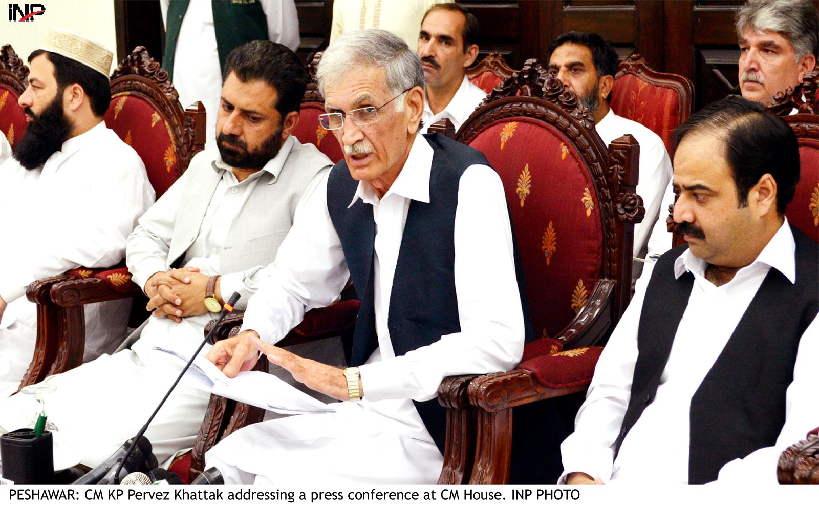 cm pervez khattak talks about changes to lg system photo inp