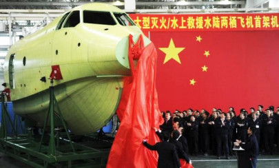 china builds massive seaplane state media
