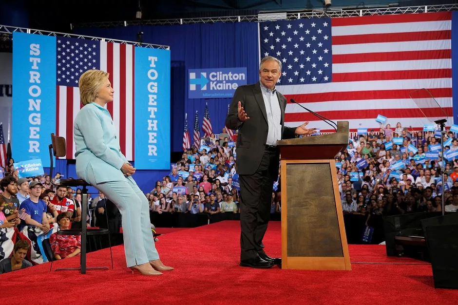 us senator tim kaine speaks after being named by democratic us presidential candidate hillary clinton as her vice presidential running mate photo reuters us senator tim kaine speaks after being named by democratic us presidential candidate hillary clinton as her vice presidential running mate photo reuters