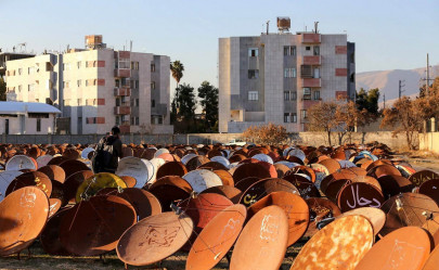 iran destroys 100 000 satellite dishes
