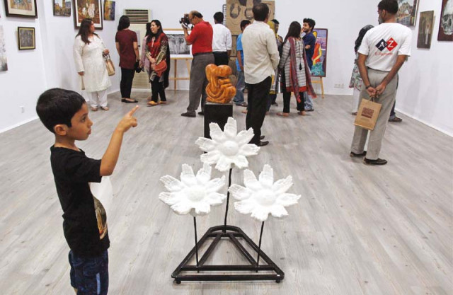 the exhibition seeks to promote the works of young artists and give them a chance to showcase their talent while still studying photos athar khan express the exhibition seeks to promote the works of young artists and give them a chance to showcase their talent while still studying photos athar khan express
